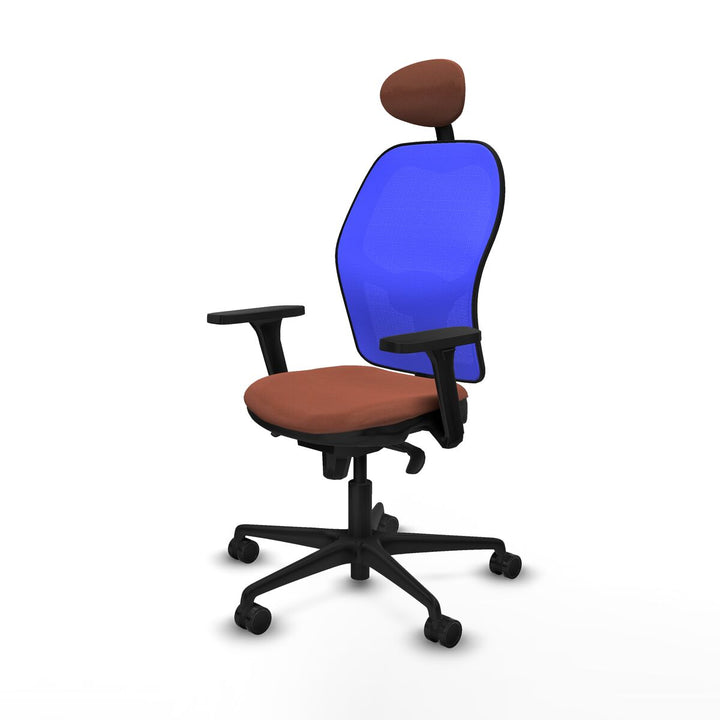 Office Chair Piqueras y Crespo 3D036N1 Blue Brown