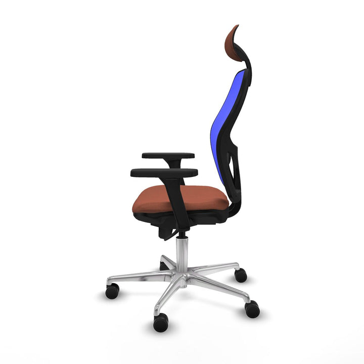 Office Chair Piqueras y Crespo 3D086N1 Blue Brown