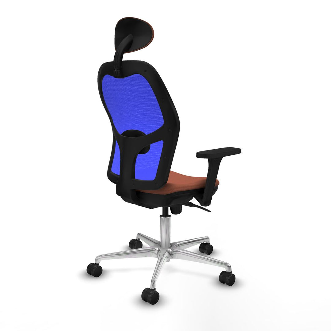 Office Chair Piqueras y Crespo 3D086N1 Blue Brown