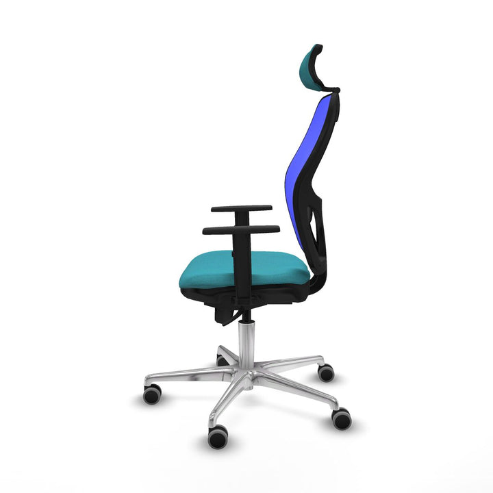 Office Chair with Headrest Piqueras y Crespo 1D086G2 Turquoise