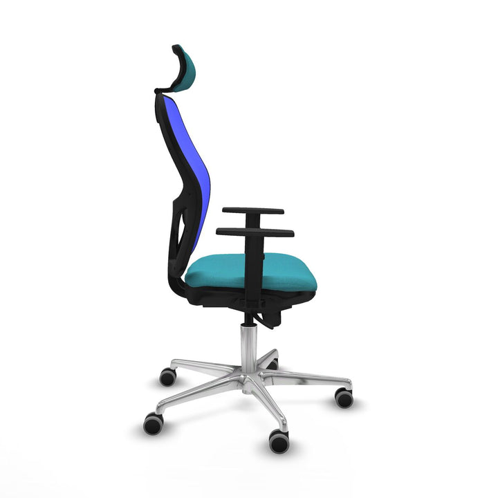 Office Chair with Headrest Piqueras y Crespo 1D086G2 Turquoise