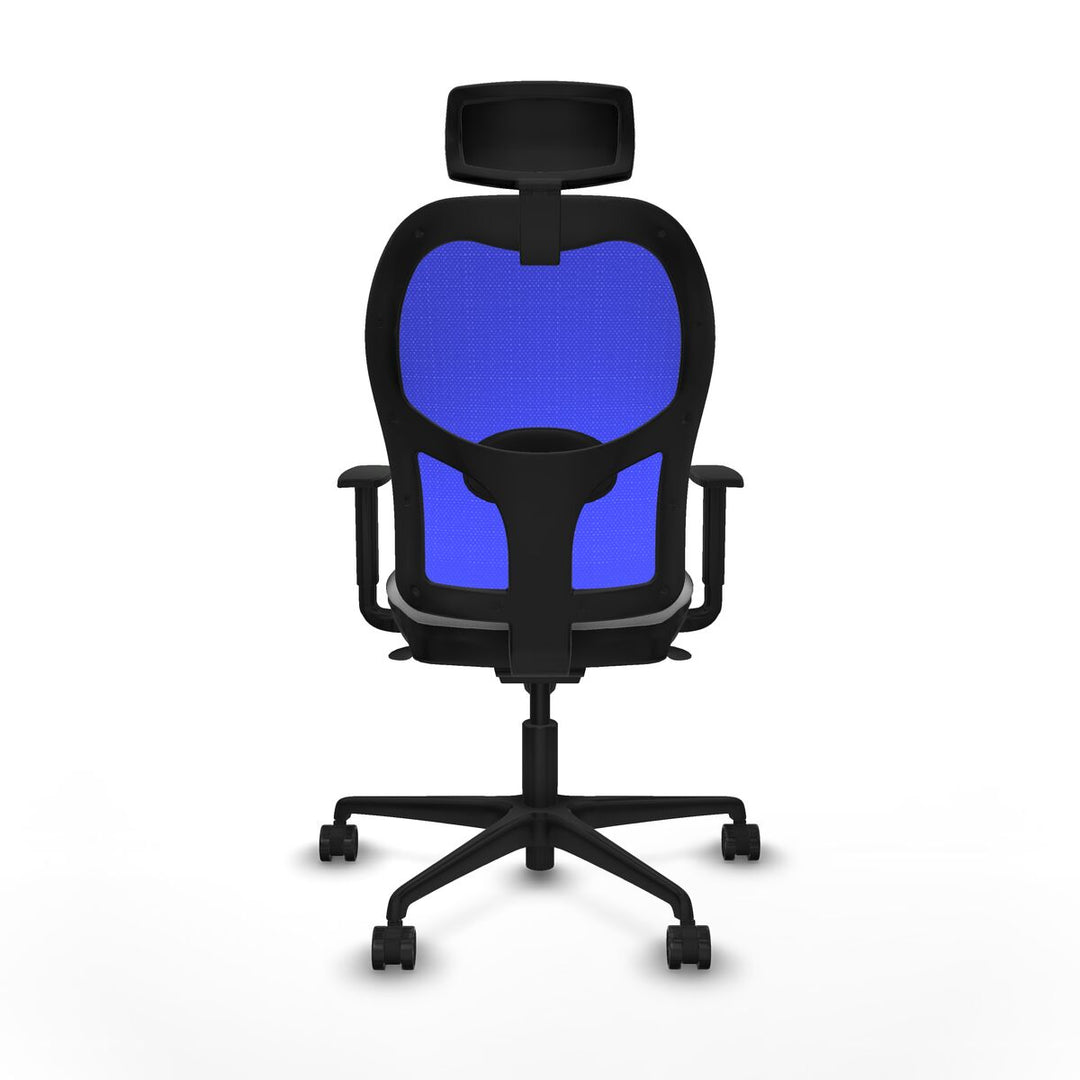 Office Chair with Headrest Piqueras y Crespo 1D036N2 Light grey
