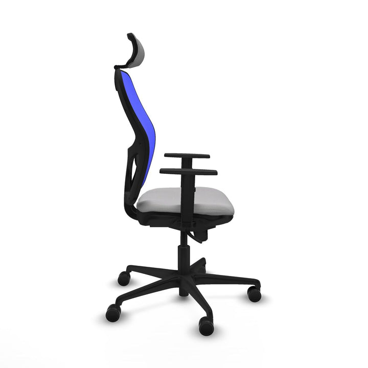 Office Chair with Headrest Piqueras y Crespo 1D036N2 Light grey