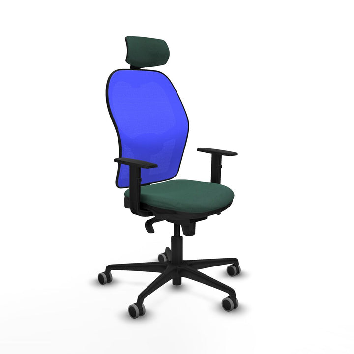 Office Chair with Headrest Piqueras y Crespo 1D036G2 Green