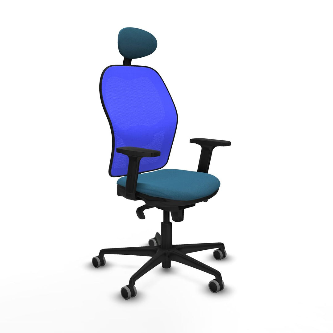Office Chair Piqueras y Crespo 2D036G1 Blue Petroleum green