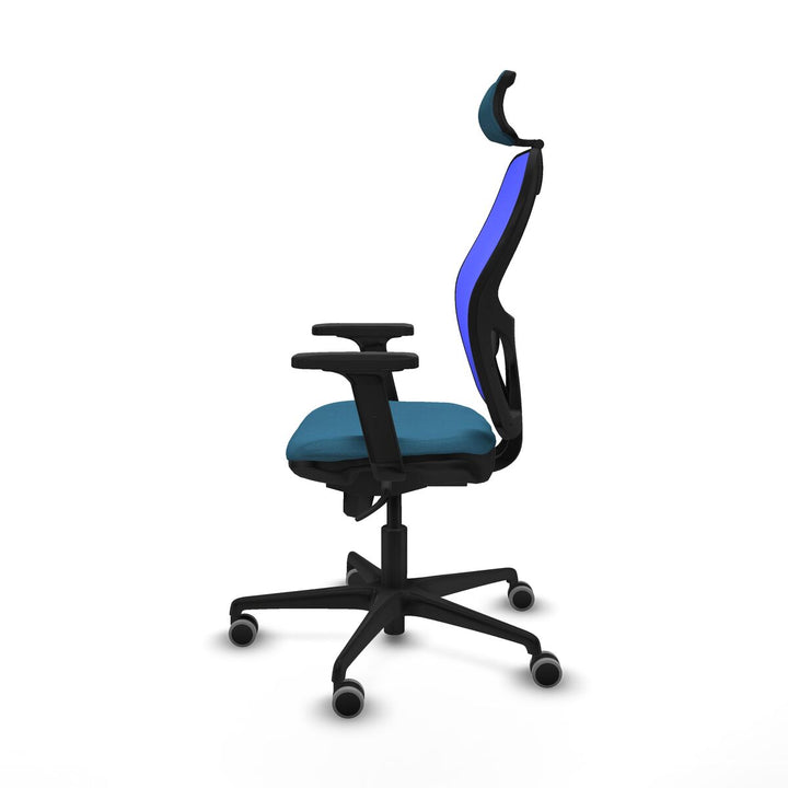 Office Chair Piqueras y Crespo 2D036G2 Blue Petroleum green