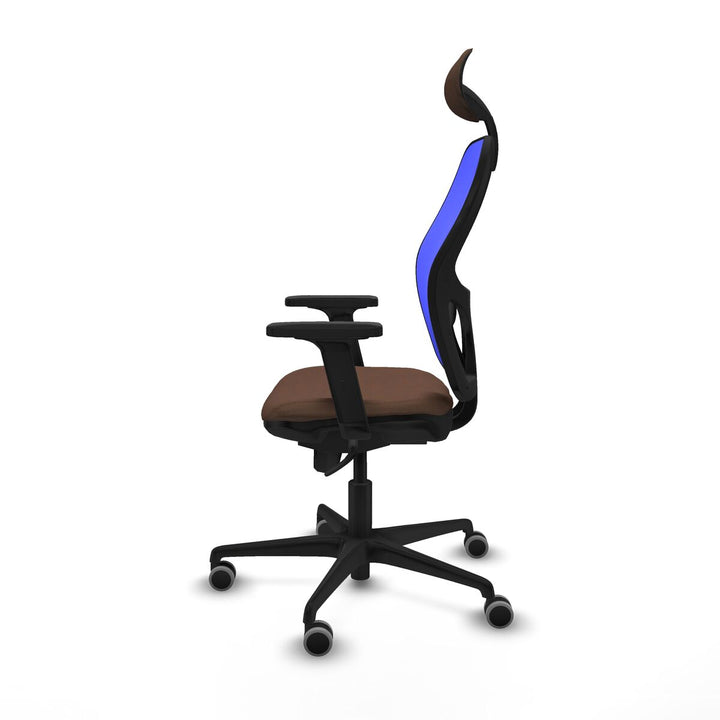 Office Chair Piqueras y Crespo 2D036G1 Blue Dark brown