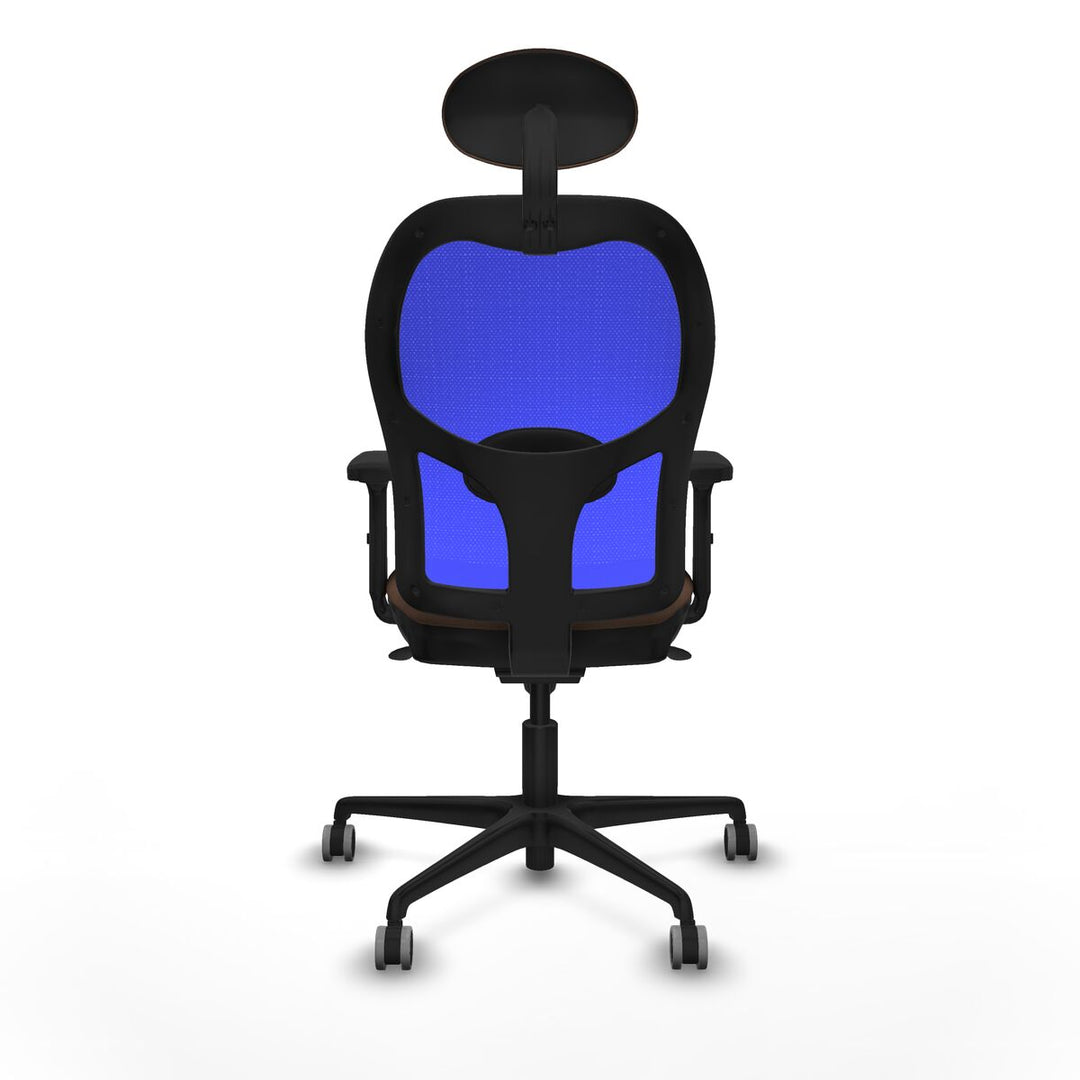 Office Chair Piqueras y Crespo 2D036G1 Blue Dark brown