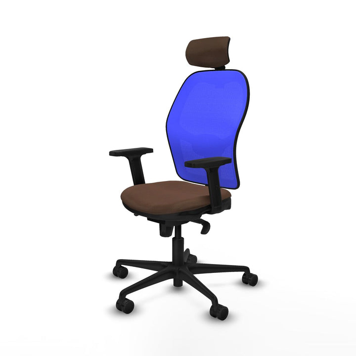 Office Chair Piqueras y Crespo 2D036N2 Blue Dark brown