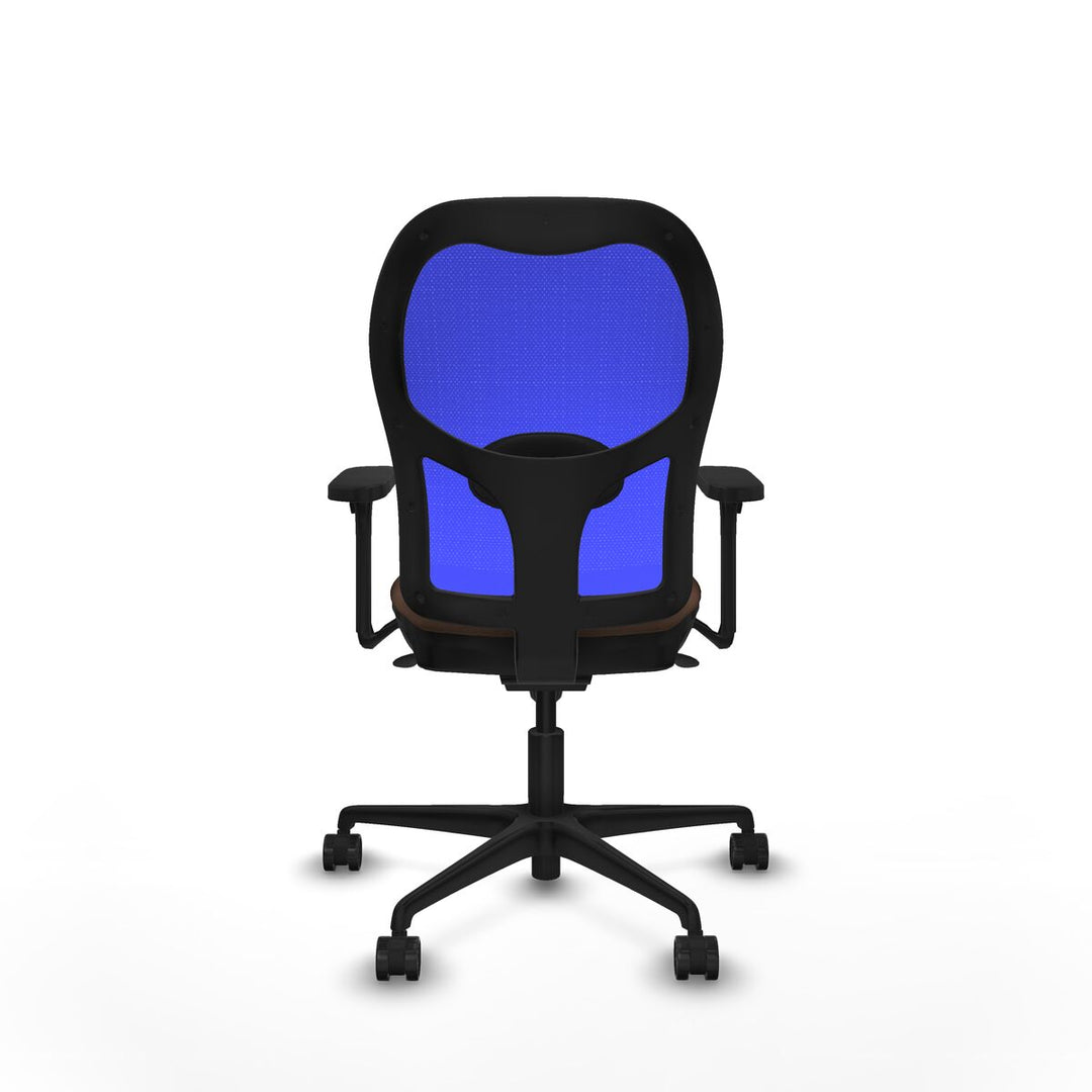 Office Chair Piqueras y Crespo 3D036N0 Blue Dark brown