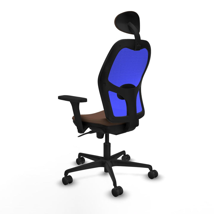 Office Chair Piqueras y Crespo 3D036N1 Blue Dark brown