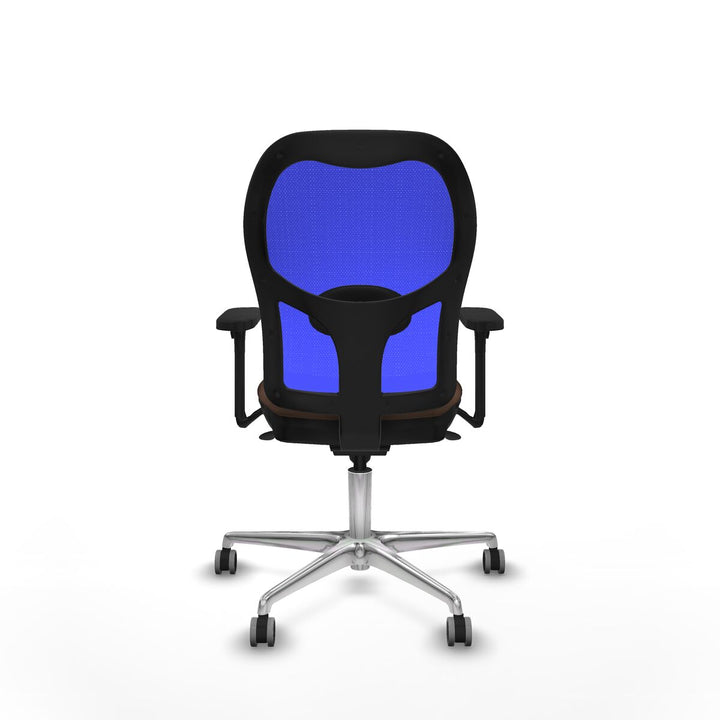 Office Chair Piqueras y Crespo 3D086G0 Blue Dark brown