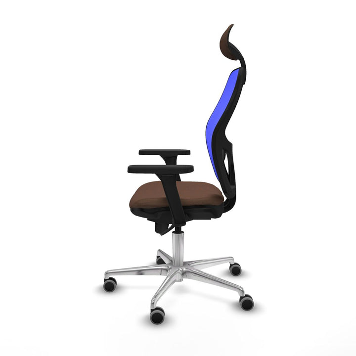 Office Chair Piqueras y Crespo 3D086G1 Blue Dark brown