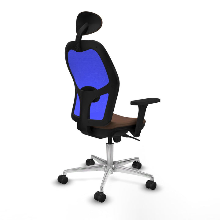 Office Chair Piqueras y Crespo 3D086N1 Blue Dark brown