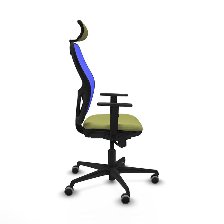 Office Chair with Headrest Piqueras y Crespo 1D036G2 Green