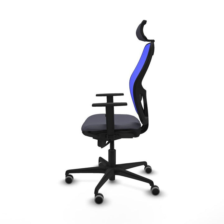 Office Chair with Headrest Piqueras y Crespo 1D036G2 Dark grey