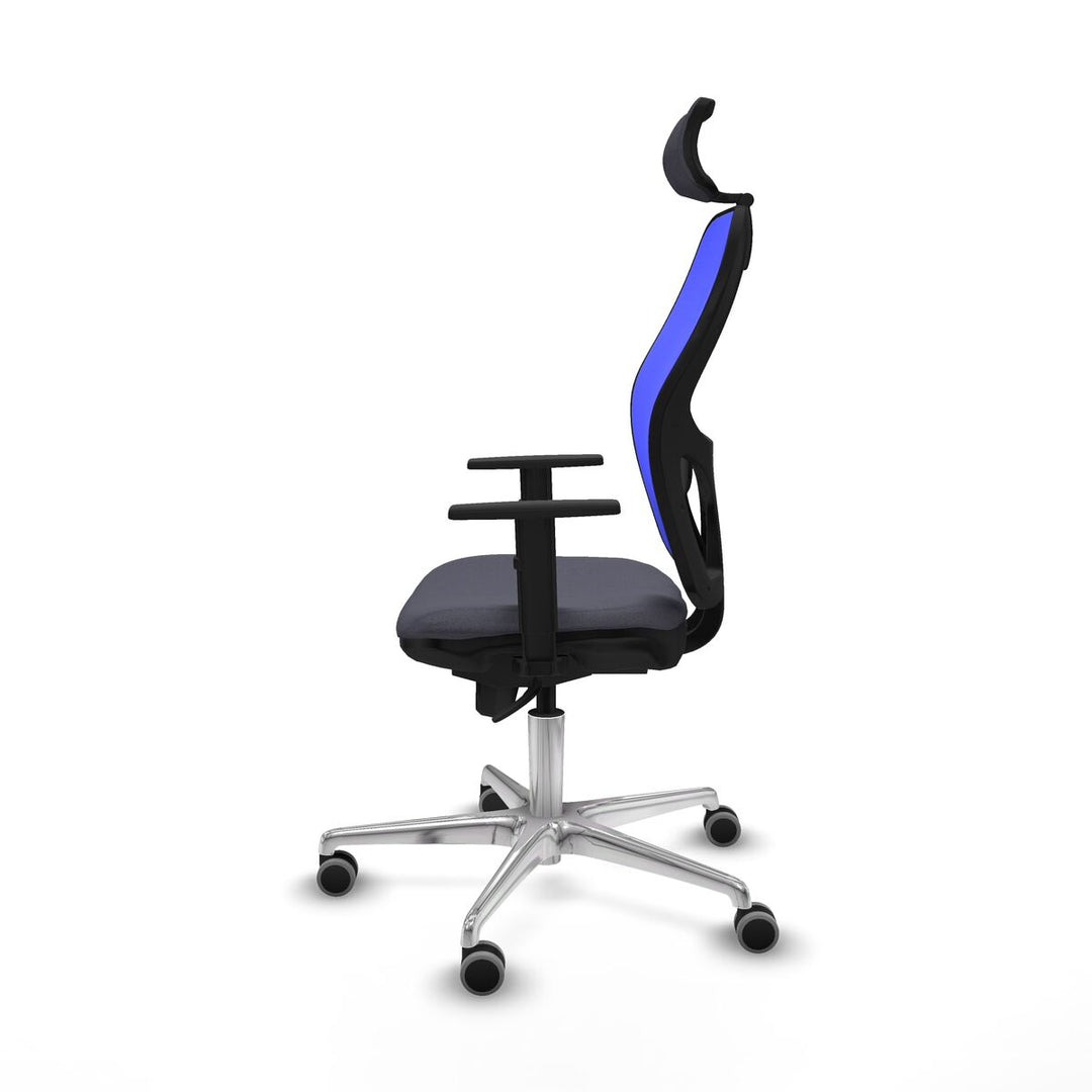 Office Chair with Headrest Piqueras y Crespo 1D086G2 Dark grey