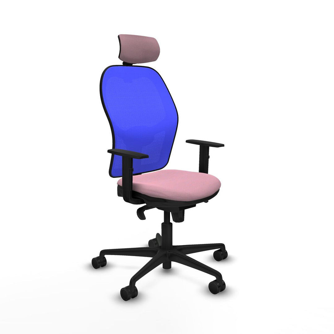 Office Chair with Headrest Piqueras y Crespo 1D036N2 Pink