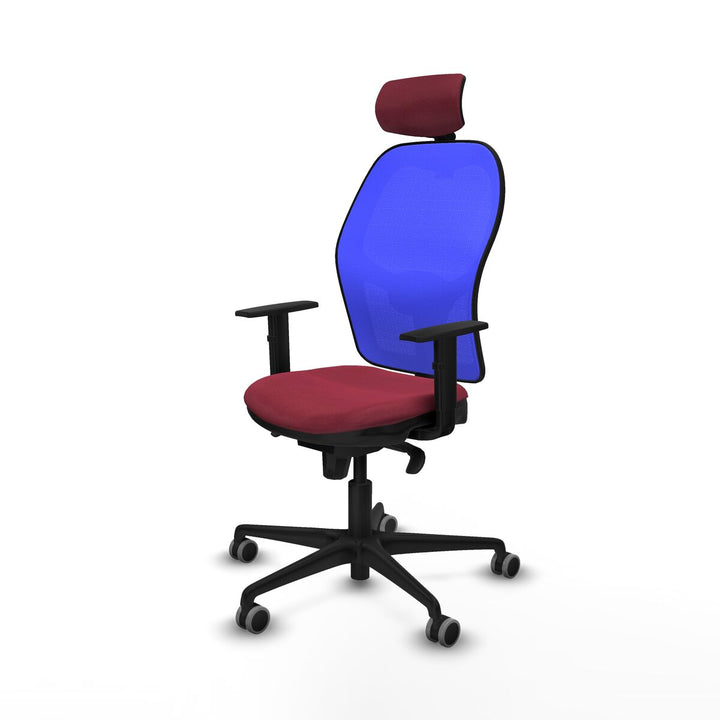 Office Chair with Headrest Piqueras y Crespo 1D036G2 Maroon