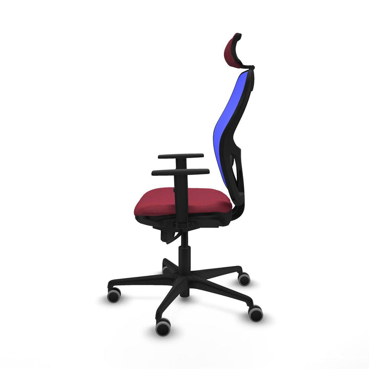 Office Chair with Headrest Piqueras y Crespo 1D036G2 Maroon