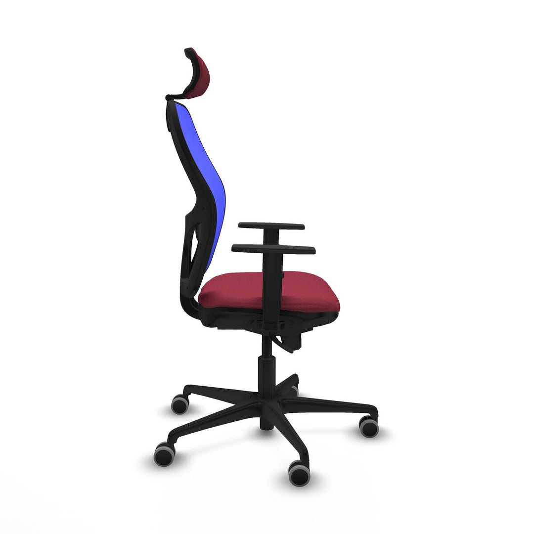 Office Chair with Headrest Piqueras y Crespo 1D036G2 Maroon