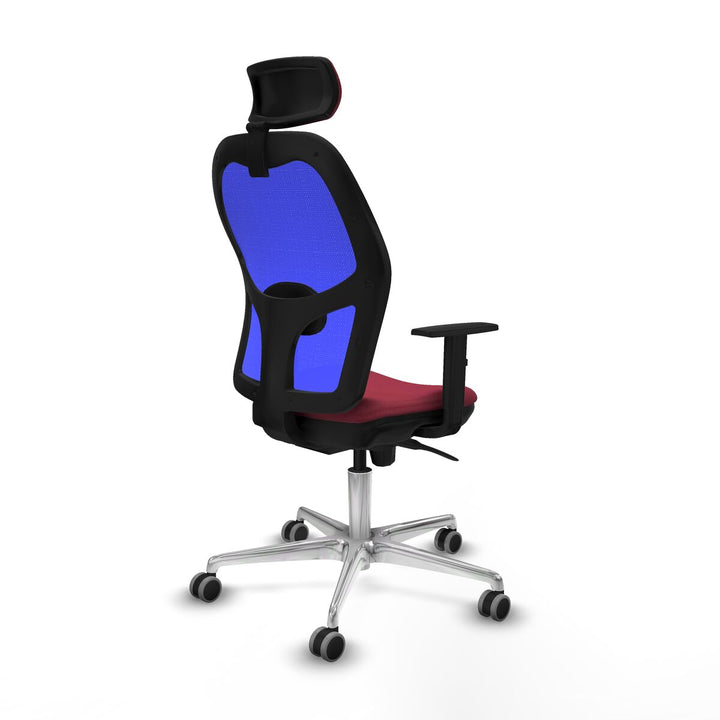Office Chair with Headrest Piqueras y Crespo 1D086G2 Maroon