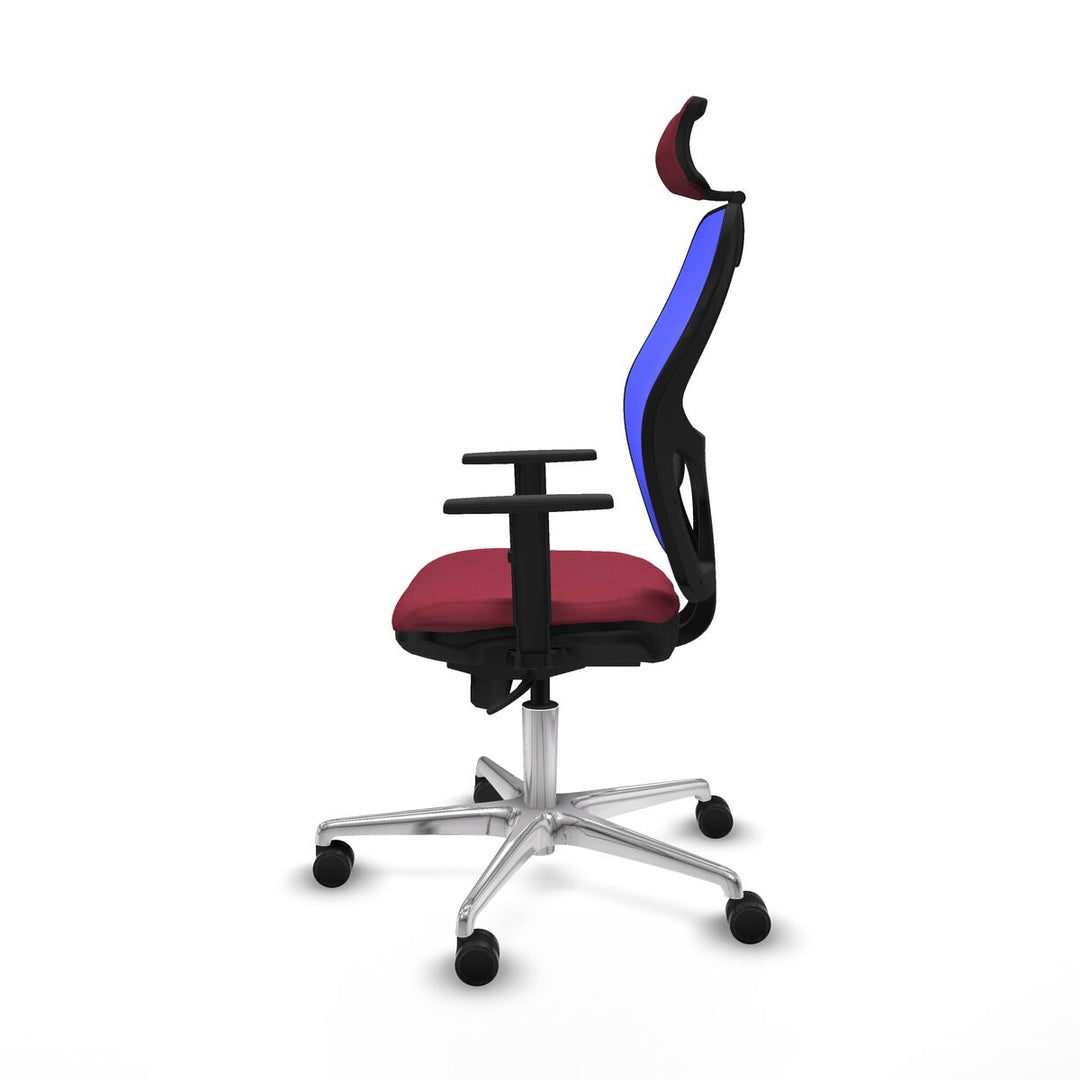 Office Chair with Headrest Piqueras y Crespo 1D086N2 Maroon