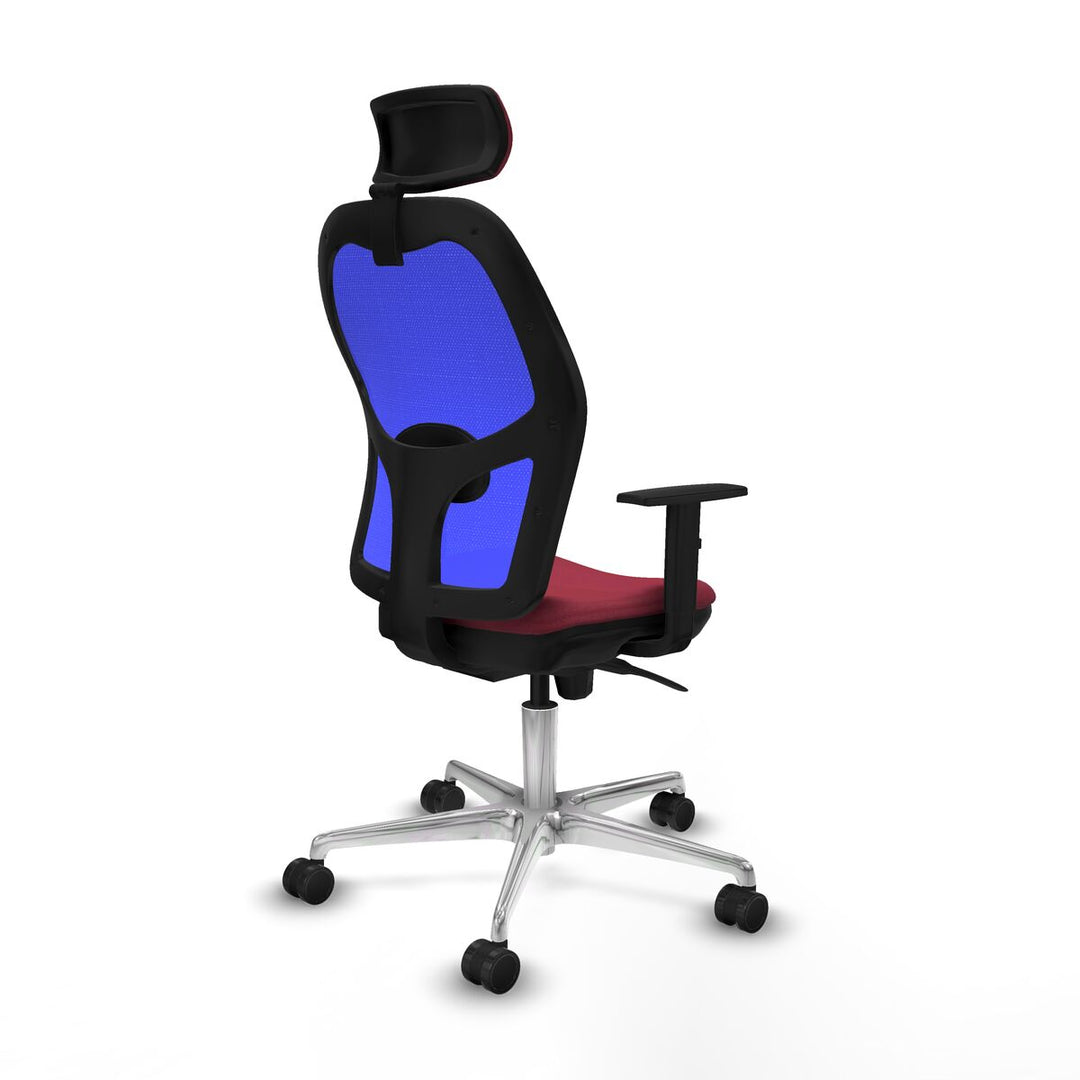 Office Chair with Headrest Piqueras y Crespo 1D086N2 Maroon