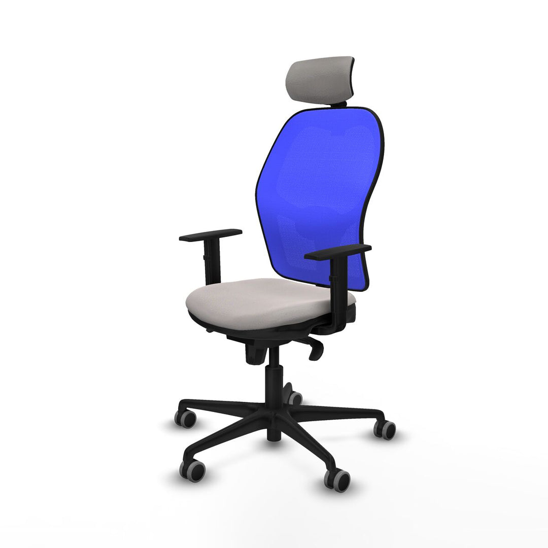 Office Chair with Headrest Piqueras y Crespo 1D036G2 White
