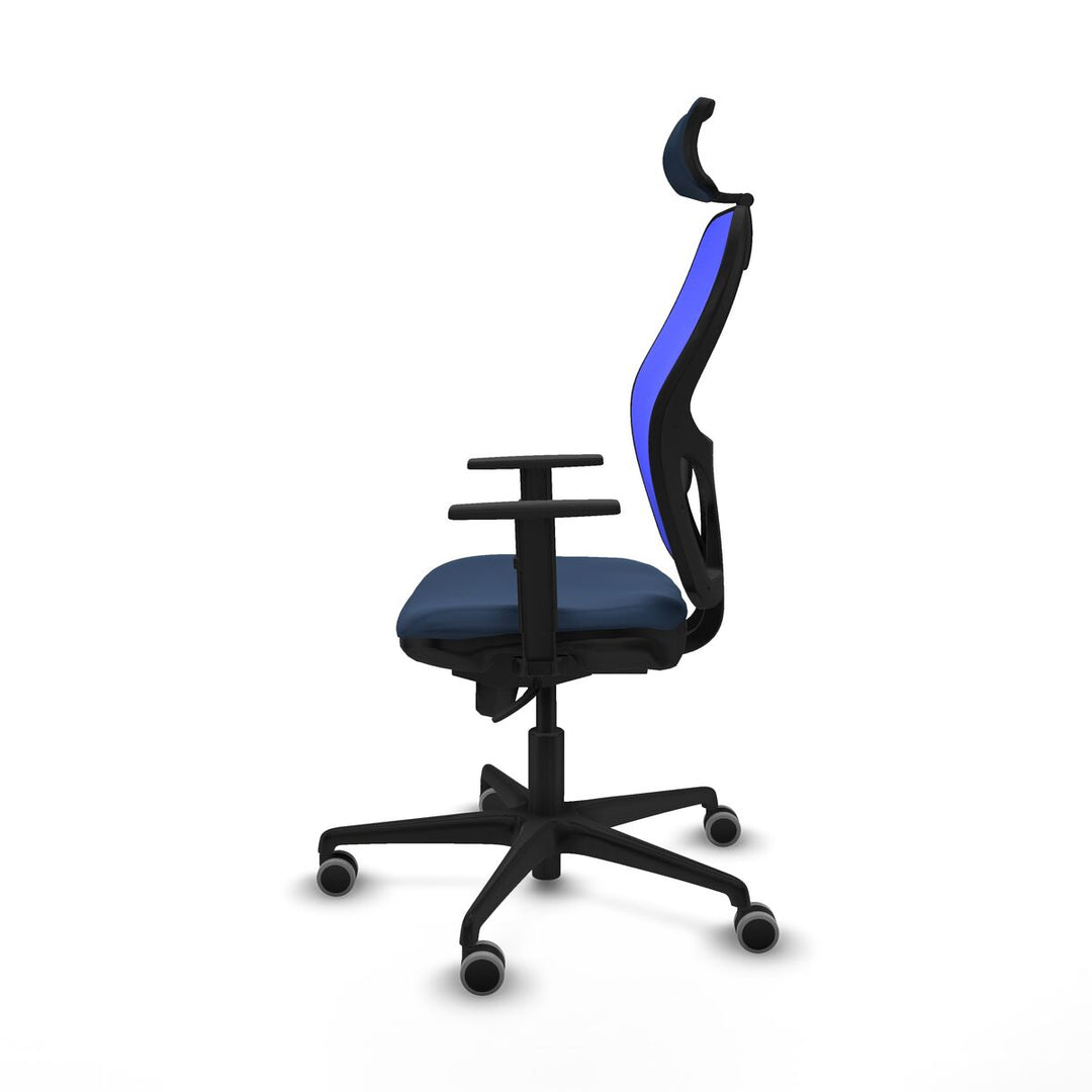 Office Chair with Headrest Piqueras y Crespo 1D036G2 Navy Blue