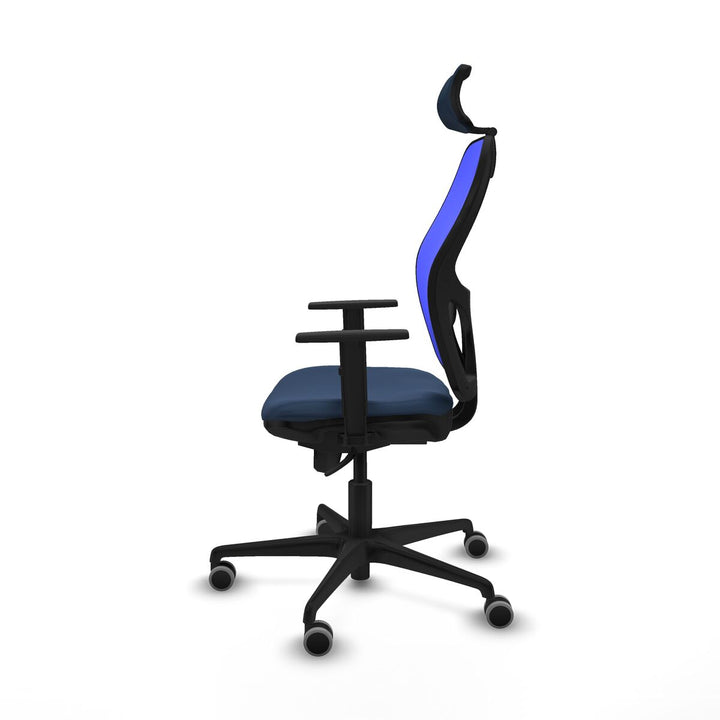 Office Chair with Headrest Piqueras y Crespo 1D036G2 Navy Blue