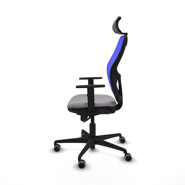Office Chair with Headrest Piqueras y Crespo 1D036G2 Grey