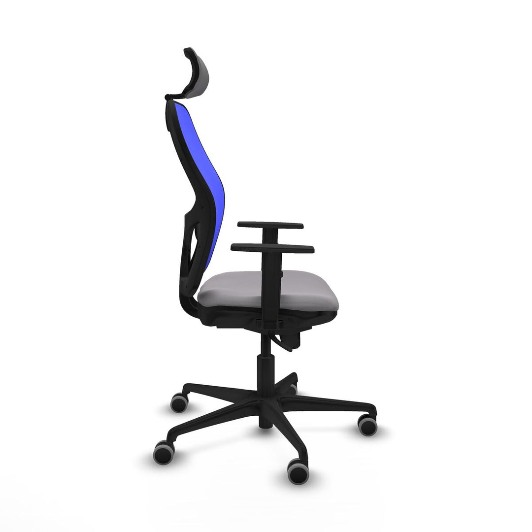 Office Chair with Headrest Piqueras y Crespo 1D036G2 Grey