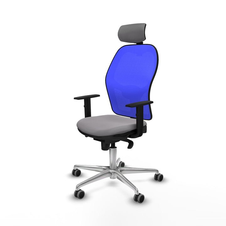 Office Chair with Headrest Piqueras y Crespo 1D086G2 Grey