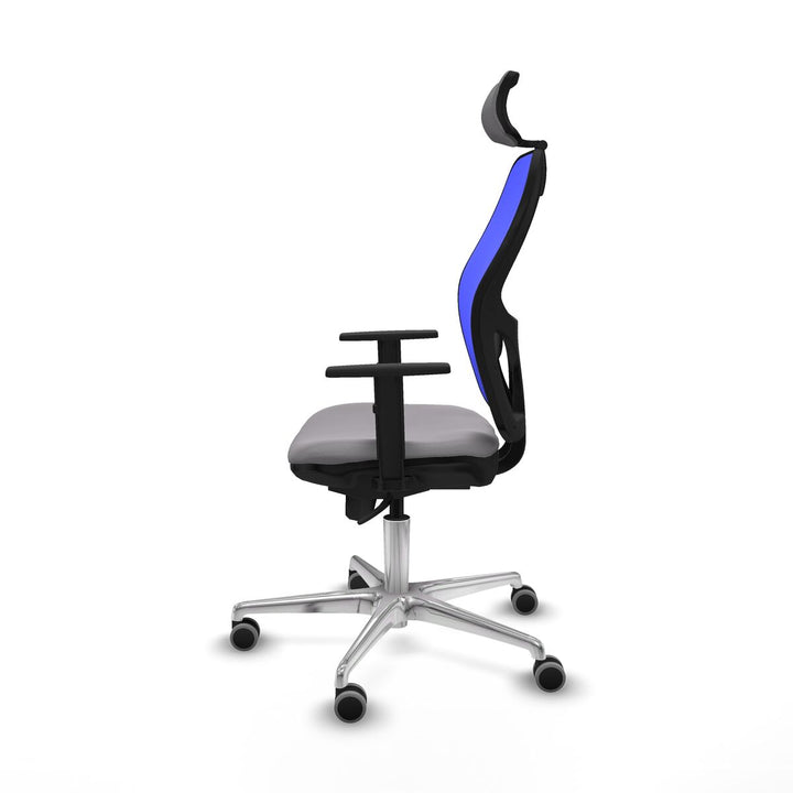 Office Chair with Headrest Piqueras y Crespo 1D086G2 Grey