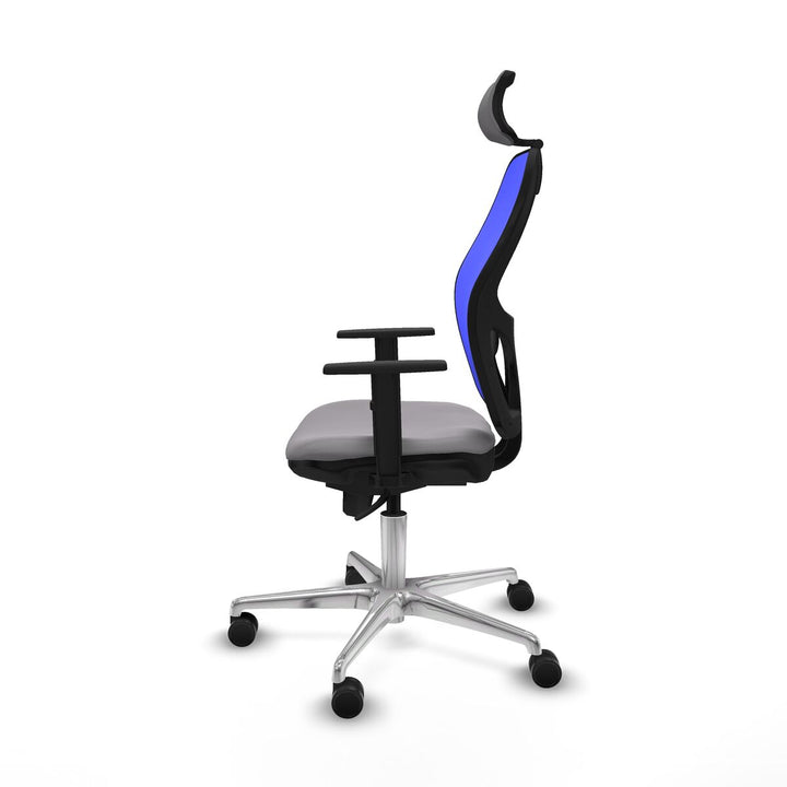 Office Chair with Headrest Piqueras y Crespo 1D086N2 Grey