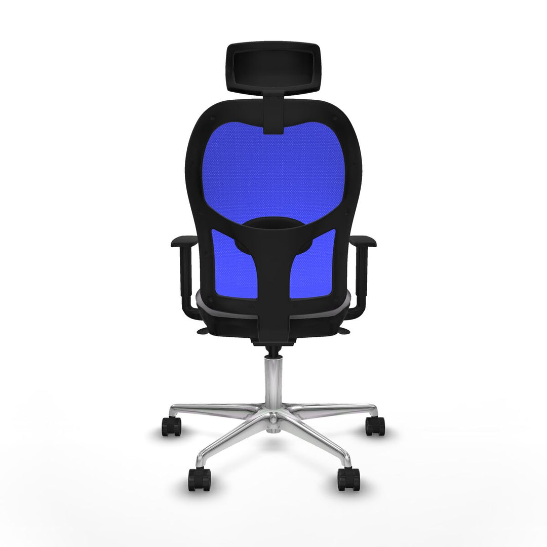 Office Chair with Headrest Piqueras y Crespo 1D086N2 Grey