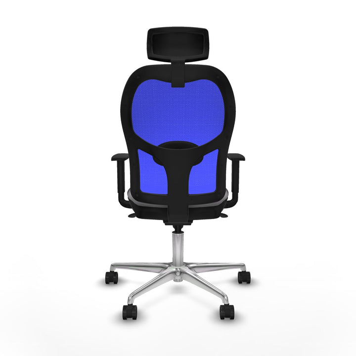Office Chair with Headrest Piqueras y Crespo 1D086N2 Grey