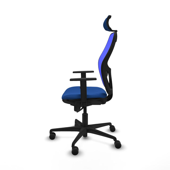 Office Chair with Headrest Piqueras y Crespo 1D036N2 Blue
