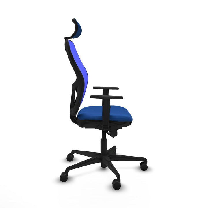 Office Chair with Headrest Piqueras y Crespo 1D036N2 Blue