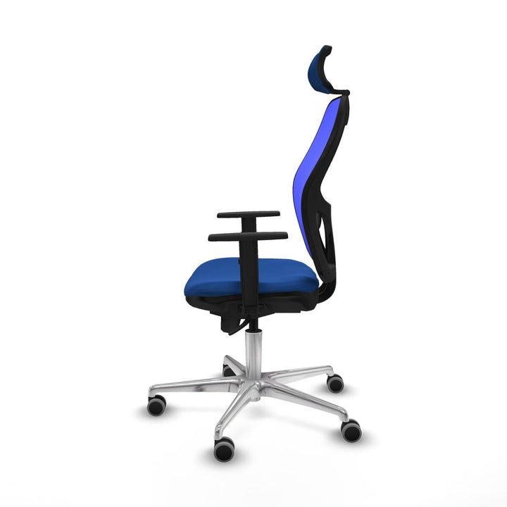 Office Chair with Headrest Piqueras y Crespo 1D086G2 Blue