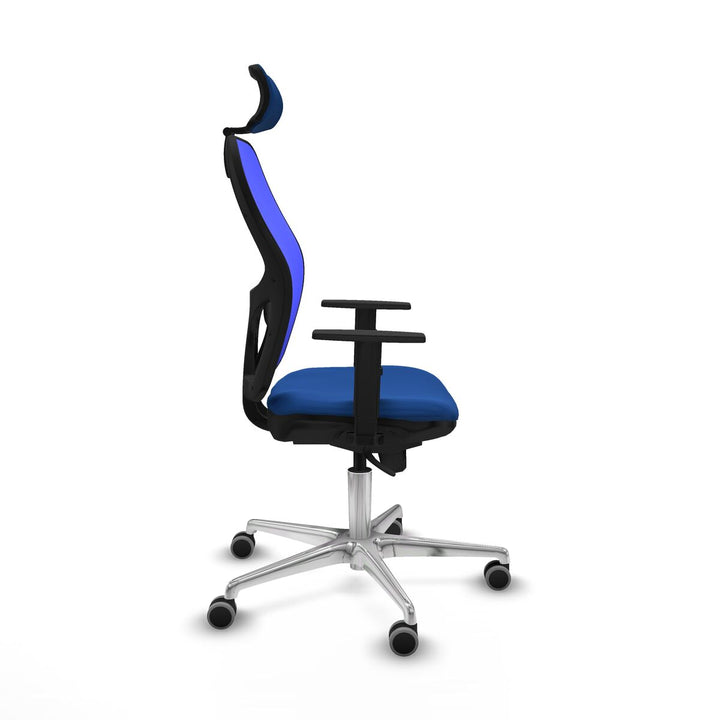 Office Chair with Headrest Piqueras y Crespo 1D086G2 Blue