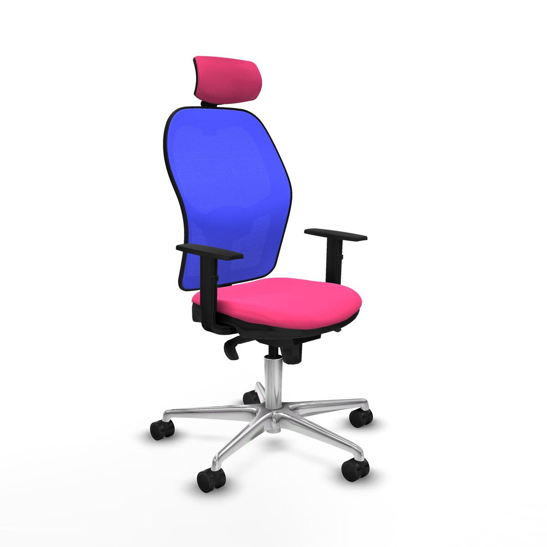 Office Chair with Headrest Piqueras y Crespo 1D086N2 Pink