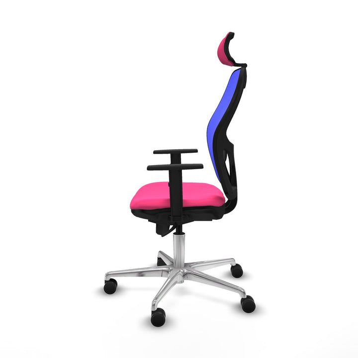 Office Chair with Headrest Piqueras y Crespo 1D086N2 Pink