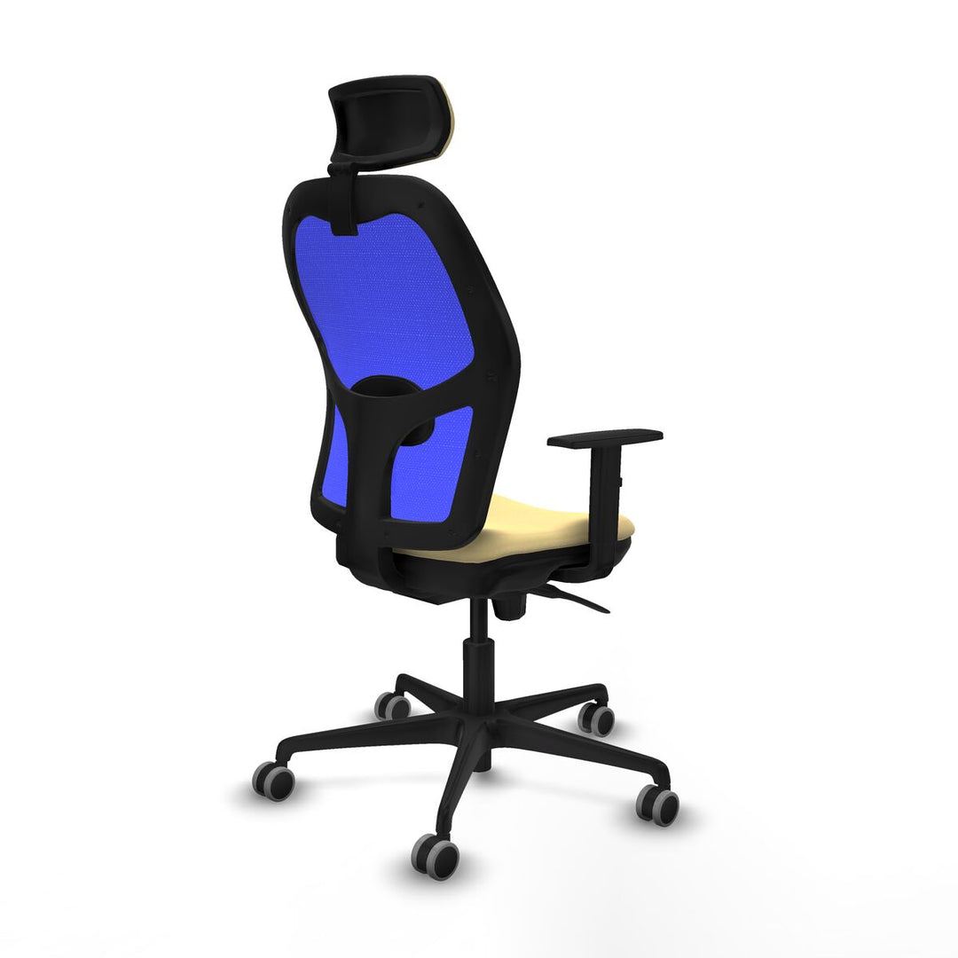 Office Chair with Headrest Piqueras y Crespo 1D036G2 Cream