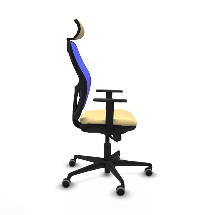 Office Chair with Headrest Piqueras y Crespo 1D036G2 Cream