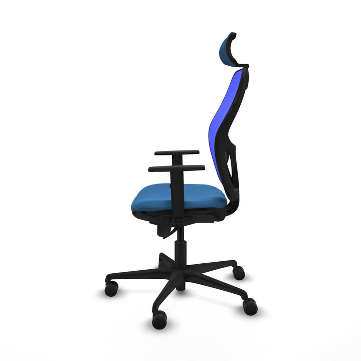 Office Chair with Headrest Piqueras y Crespo 1D036N2 Light Blue