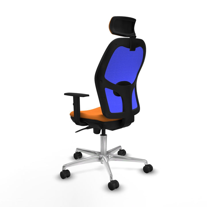 Office Chair with Headrest Piqueras y Crespo 1D086N2 Orange