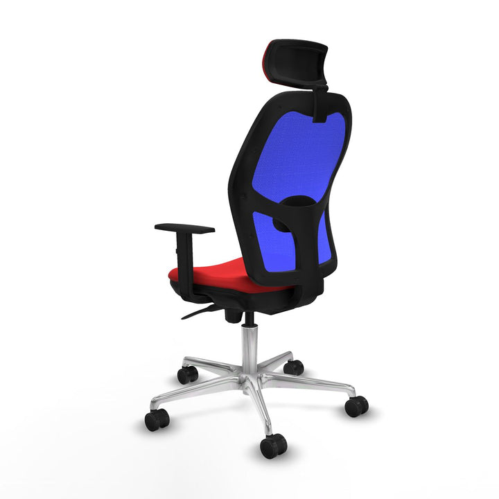Office Chair with Headrest Piqueras y Crespo 1D086N2 Red