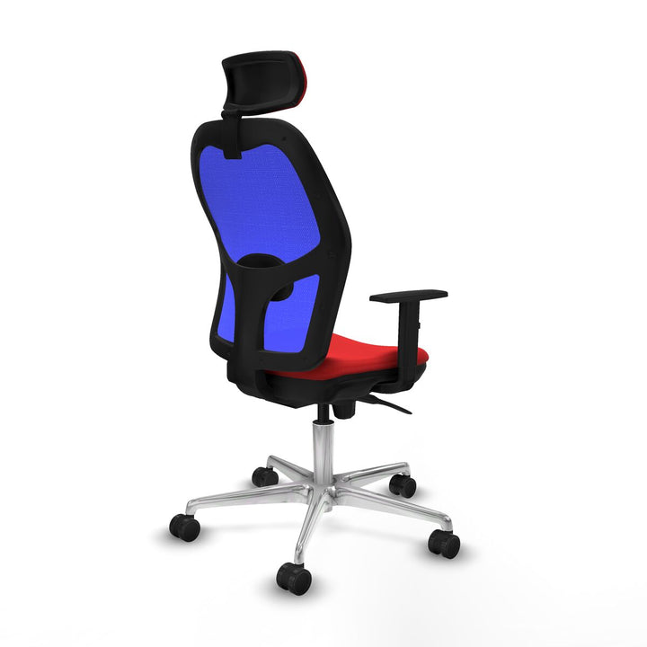 Office Chair with Headrest Piqueras y Crespo 1D086N2 Red